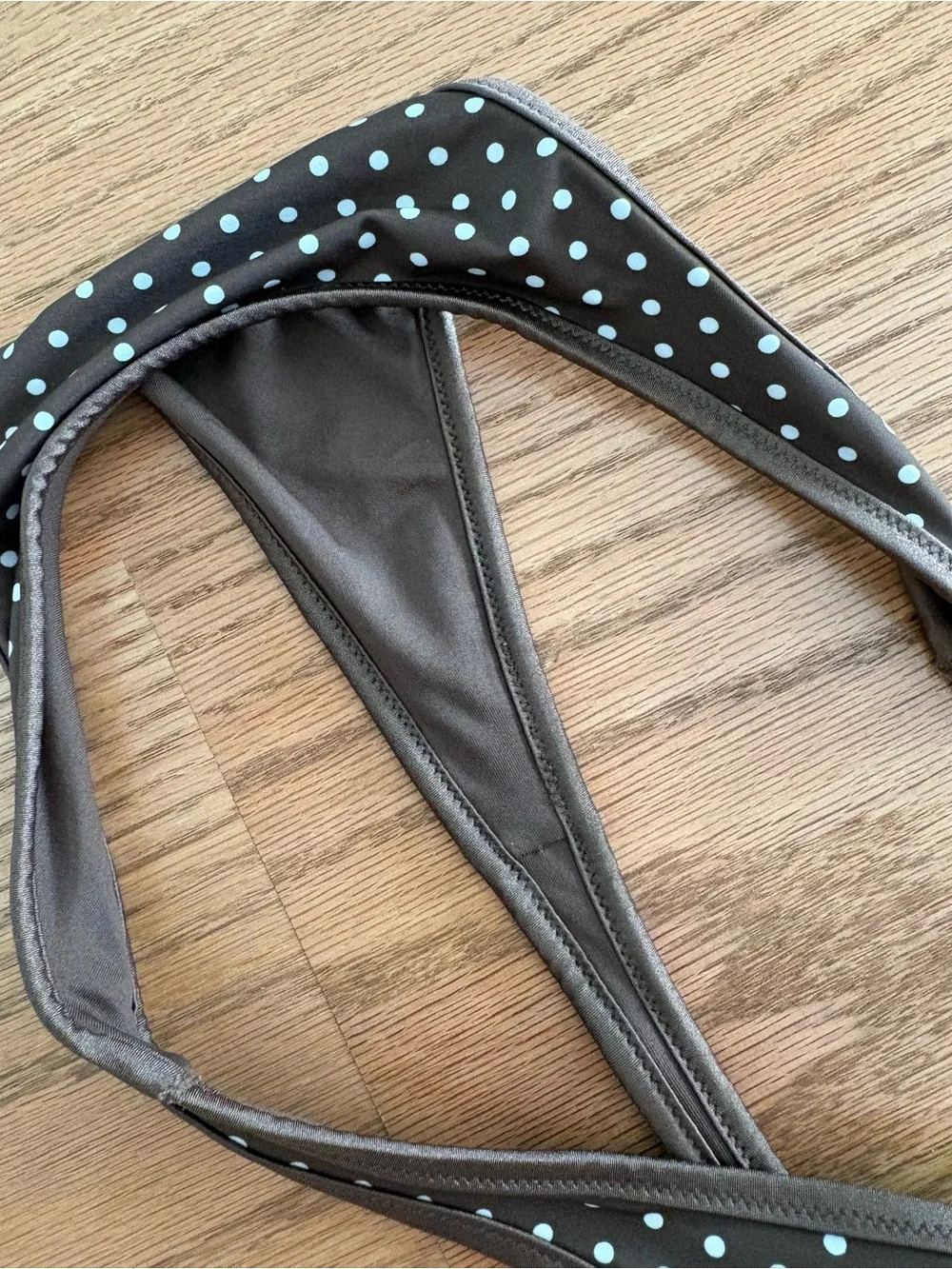 Frankie's Bikinis Brown Polka Dot Two-Piece Bikini